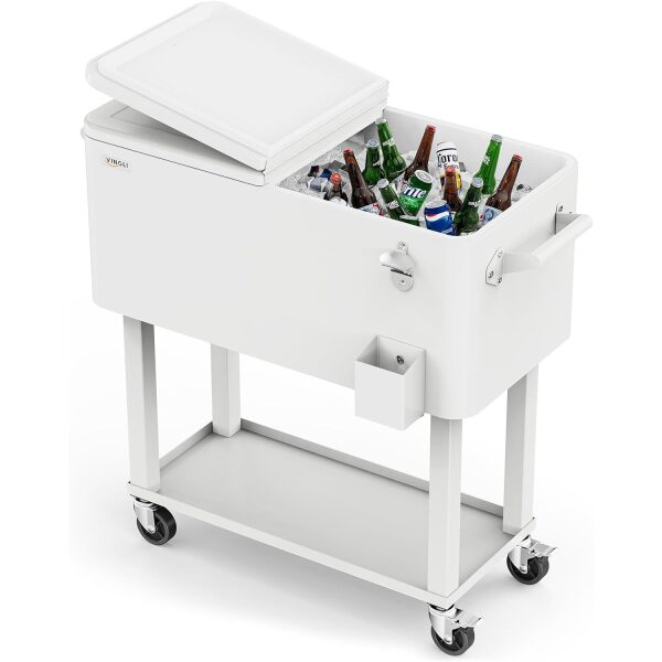 Portable Patio Party Bar Drink Cart